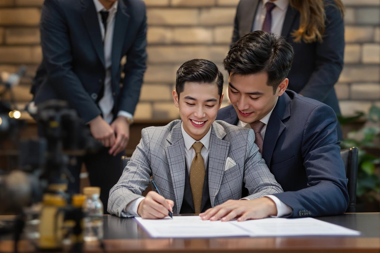 签约新生代演员陈思远，91电影艺人矩阵再添新星